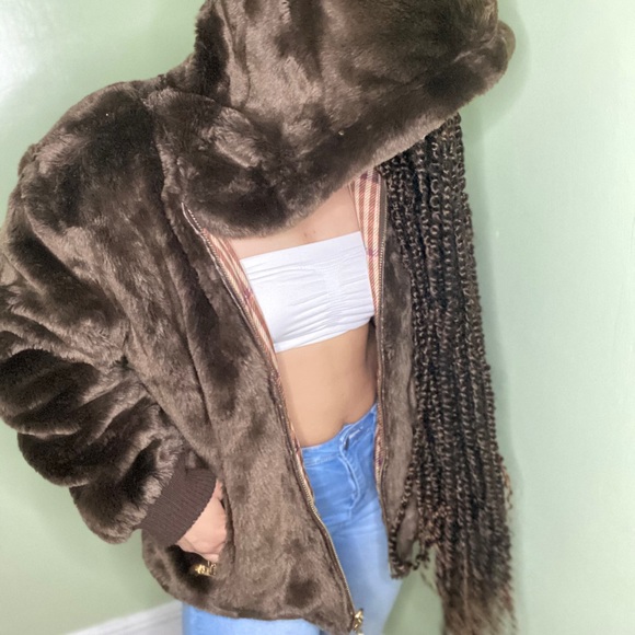 Rocawear Reversible Fur Coat - Picture 3 of 4